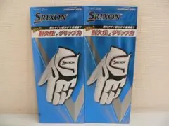 ●SRIXON ゴルフグローブ 23cm ブラック 2個セット