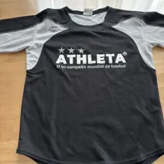 ATHLETA 長袖シャツ ブラック/グレー
