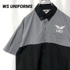N-3711 WS UNIFORMS アメリカ古着 ワークシャツ 半袖シャツ M