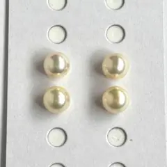 あこや真珠 7.3-7.4mm ペア スリークォーター てり艶良好 4個7044