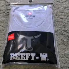 Hanes BEEFY-T ヘザーグレー Lサイズ　新品未使用　定価2420円