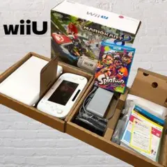 任天堂 WiiU マリオカート8セット シロ 本体 スプラトゥーン