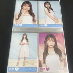 HKT48 矢吹奈子 タレントカード 4枚セット　生写真　栄光のラビリンス