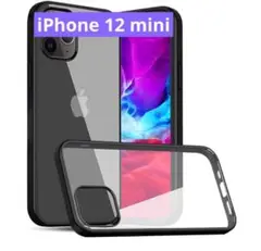XLAS iPhone 12 mini ケース 最新型 Clear/black