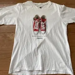 CONVERSE スニーカー プリント Tシャツ L