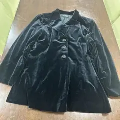 パラビオン　黒　ジャケット　スウェード