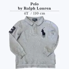 Polo by Ralph Lauren 長袖ポロシャツ 4T グレー