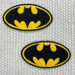 刺繡ワッペン　エンブレム　キャラクター　大　２枚セット