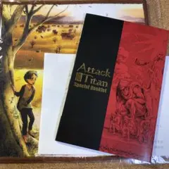 進撃の巨人 完結記念 ハンカチ 小冊子