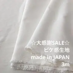 A3X/5771-02◆3m 感謝祭/綿ポリ混ピケ感生地/アパレルブランド