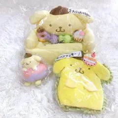 新品未開封☆ポムポムプリン ティッシュカバー マスコット ハンディモップ グッズ