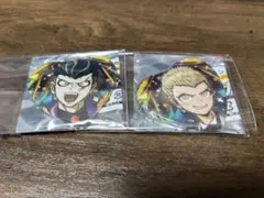 ダンガンロンパ　ハート缶バッジ　ドレスアップ　九頭龍　田中
