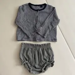 カーディガン　パンツのセット