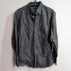 UNIQLO グレー 長袖シャツ S