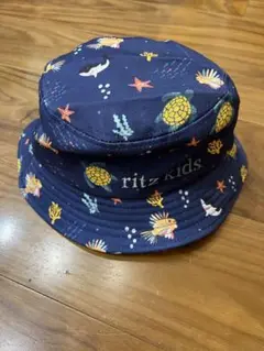 【お値下げ】RITZ KIDS バケットハット 海の生き物柄