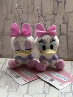 ミッキー&フレンズ むにゃすやマスコット デイジー ２個セット