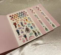 【3冊セット】なにわ男子　ファンクラブ限定手帳シール付（2024〜2025/3)