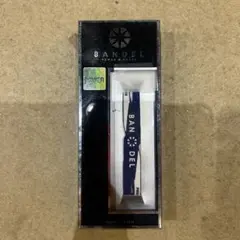 BANDEL バンデル クロスブレスレット ネイビーxホワイト (S)