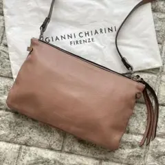 美品✨保存袋付 ジャンニキャリーニ 2way ショルダーバッグ クラッチバッグ