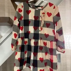 お値下げしました。バーバリーハートワンピース3T98