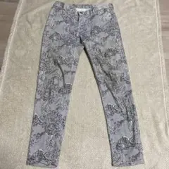LANDS OF Eden. レース柄スキニーパンツ