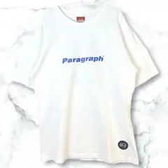 Paragraph パラグラフ　Tシャツ　サークル　バックプリント　ストリート
