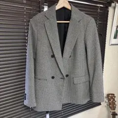ユニクロ　ダブルジャケット　チドリ