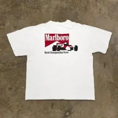 マルボロ Marlboro Ｔシャツ 夏 半袖 ホワィトＴシャツ L