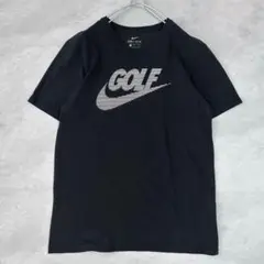 【ちゃんかに様】ナイキ ゴルフロゴTシャツ ブラック GOLF スポーツM