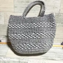 ハンドメイド カゴバッグ トートバッグ スズランテープ