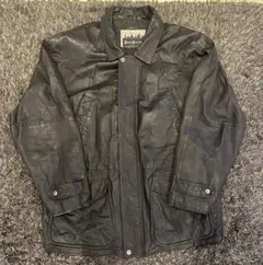 古着 80-90's vintage レザージャケット ブラック