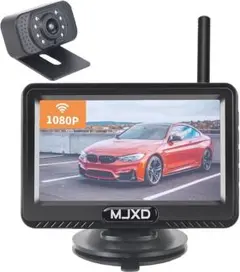 ワイヤレス バックカメラモニターセット 4.3インチLCDモニター 録画機能