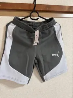 PUMA ハーフパンツ Sサイズ グレー/ホワイト