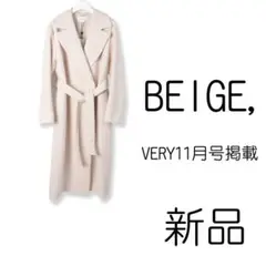 534 新品 BEIGE ベイジ, LAIRES ウールコート4 VERY11月
