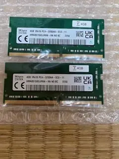 他PC等に流用可能知識が有る方の購入大歓迎！富士通FMV PCメモリ4GB ２枚