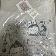 ユニクロ × POPMART UT ラブブ Tシャツ グレー M