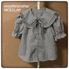 oneafteranother NICECLAP ギンガムチェック シャツ