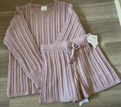 新品☆送料込み☆ジェラートピケ エアリーモコ セットアップ ピンク
