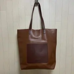 BAYFLOW ソフトPUトート メンズ ブラウン