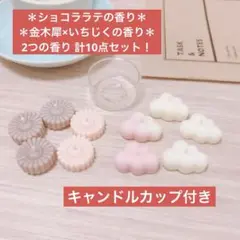 2223【2種類の香りセット】ミニソイキャンドル10点セット