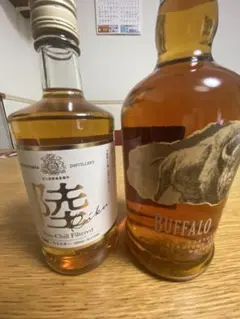 ウィスキー陸500ml & バッファロートレース 750ml セット