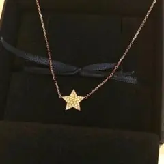 【定価21万】AHKAH アーカー エトワールパヴェミディネックレス k18 星