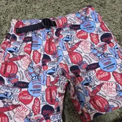wild things coca cola コラボ ショートパンツ 総柄 ハーフ