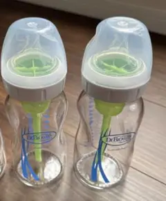 Dr.Brown's 哺乳瓶 2つ ガラス瓶