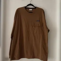 Columbia ブラウン 長袖カットソー Lサイズ