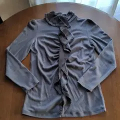 Soobinie フリル仕様ハイネックカットソー
