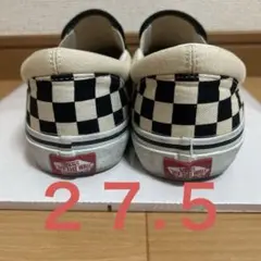 VANS チェック柄 チェッカー　スリッポン　バンズ