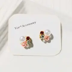 87　ハンドメイド☆ビジューピアス／イヤリング