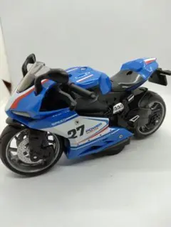 プルバックバイク　スポーツバイク　ブルー