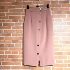 【美品】SNIDEL ピンク タイトスカート ボタン付き